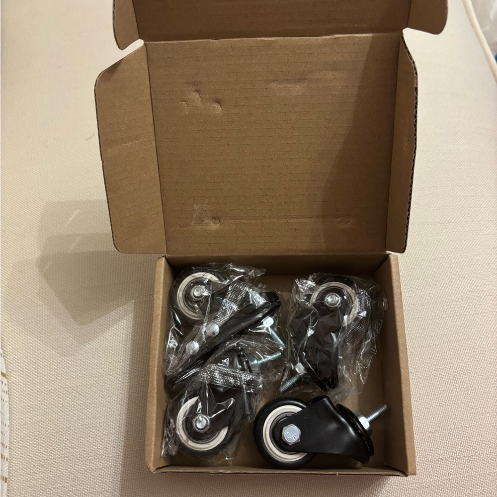 Amazon Black Caster Wheels Set